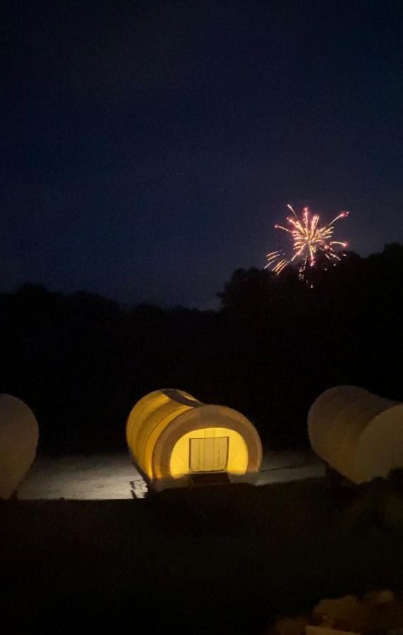 Smoky Hollow Outdoor Resort Covered Wagon 塞维尔维尔 外观 照片